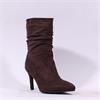 Una Healy Leak It Highheel Mid Calf Boot - Chocolate